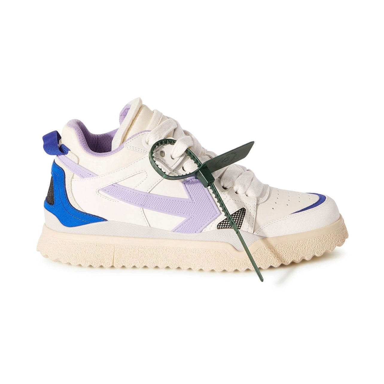 ZAPATOS OFF WHITE SPONGE BLANCOS Y MORADO