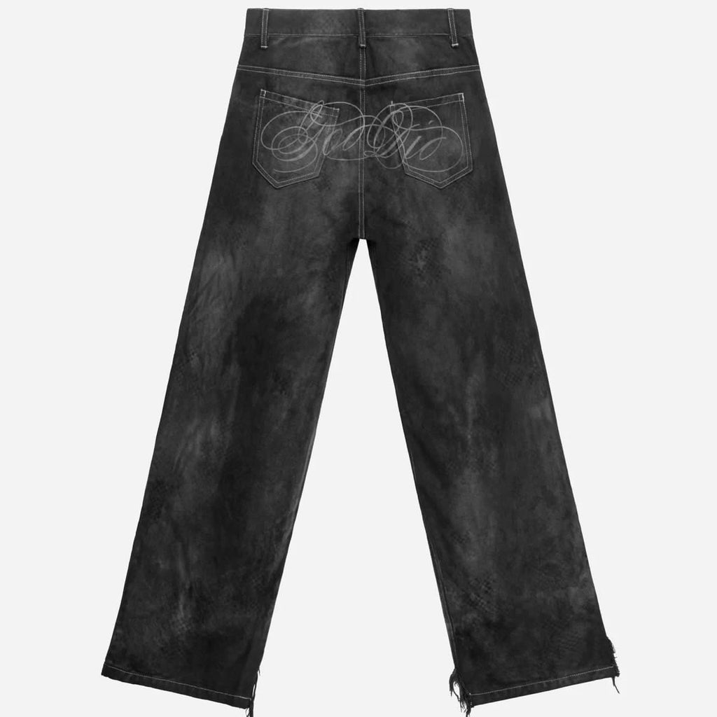 JEAN MONTTREAL CAMO PANTS BLACK