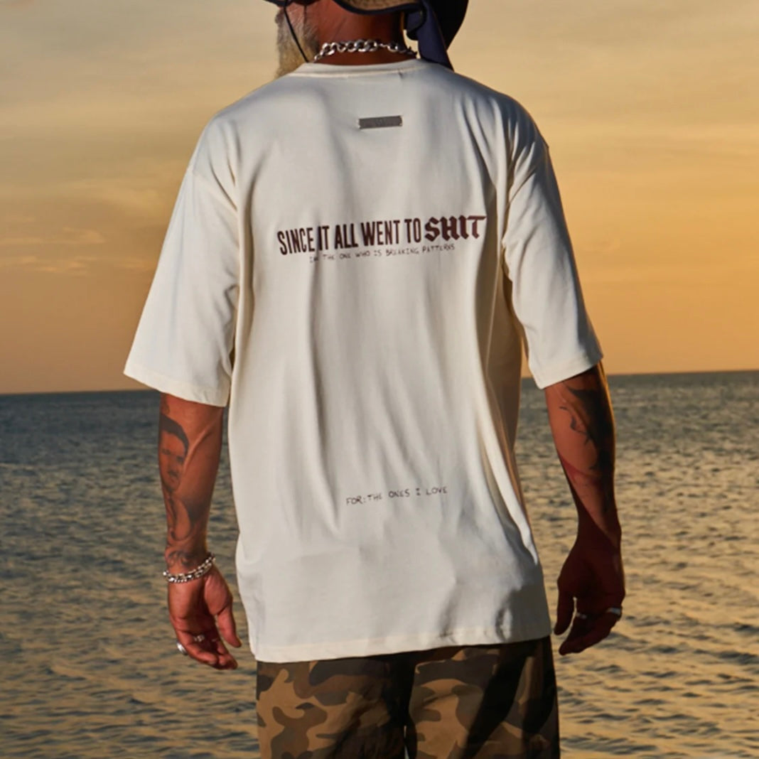 CAMISETA SON OF SON CREMA