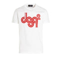 CAMISETA DSQUARED2 BLANCO/ROJO