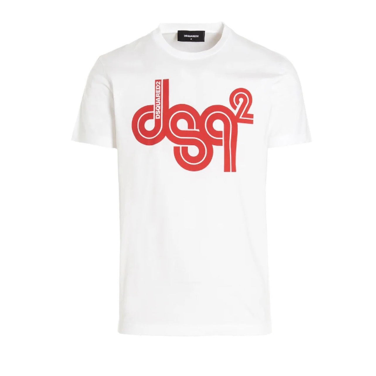 CAMISETA DSQUARED2 BLANCO/ROJO