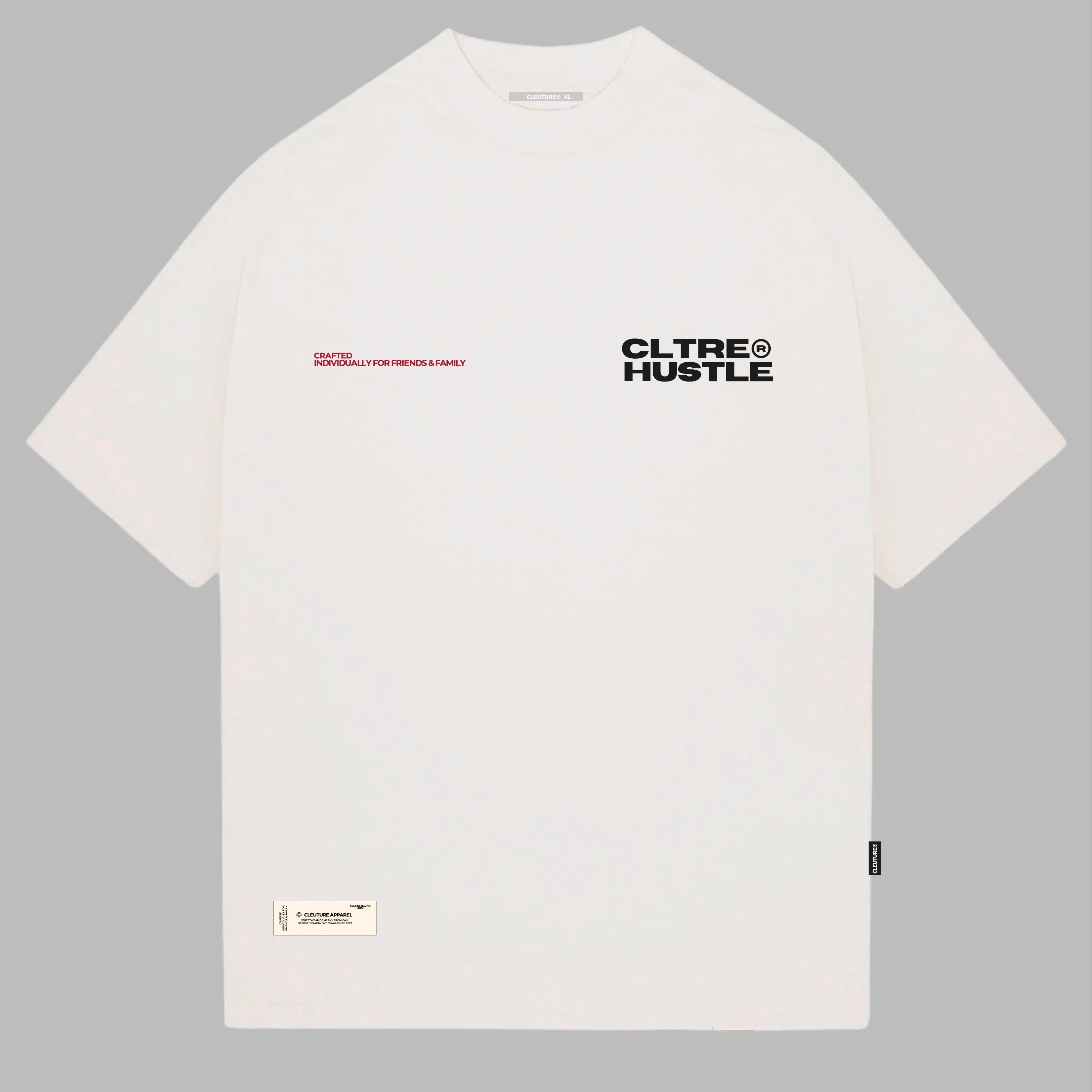 CAMISETA CLEUTURE FRIENDS Y FAMILY BLANCA