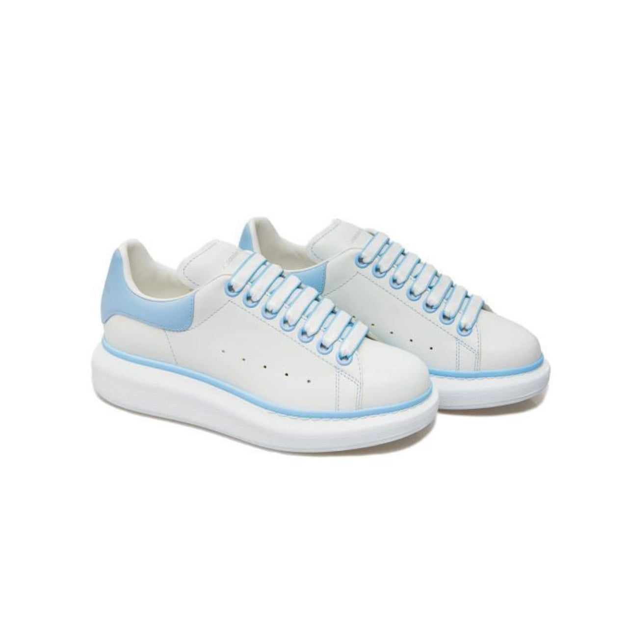 ZAPATOS ALEXANDER MCQUEEN BLUE WHITE