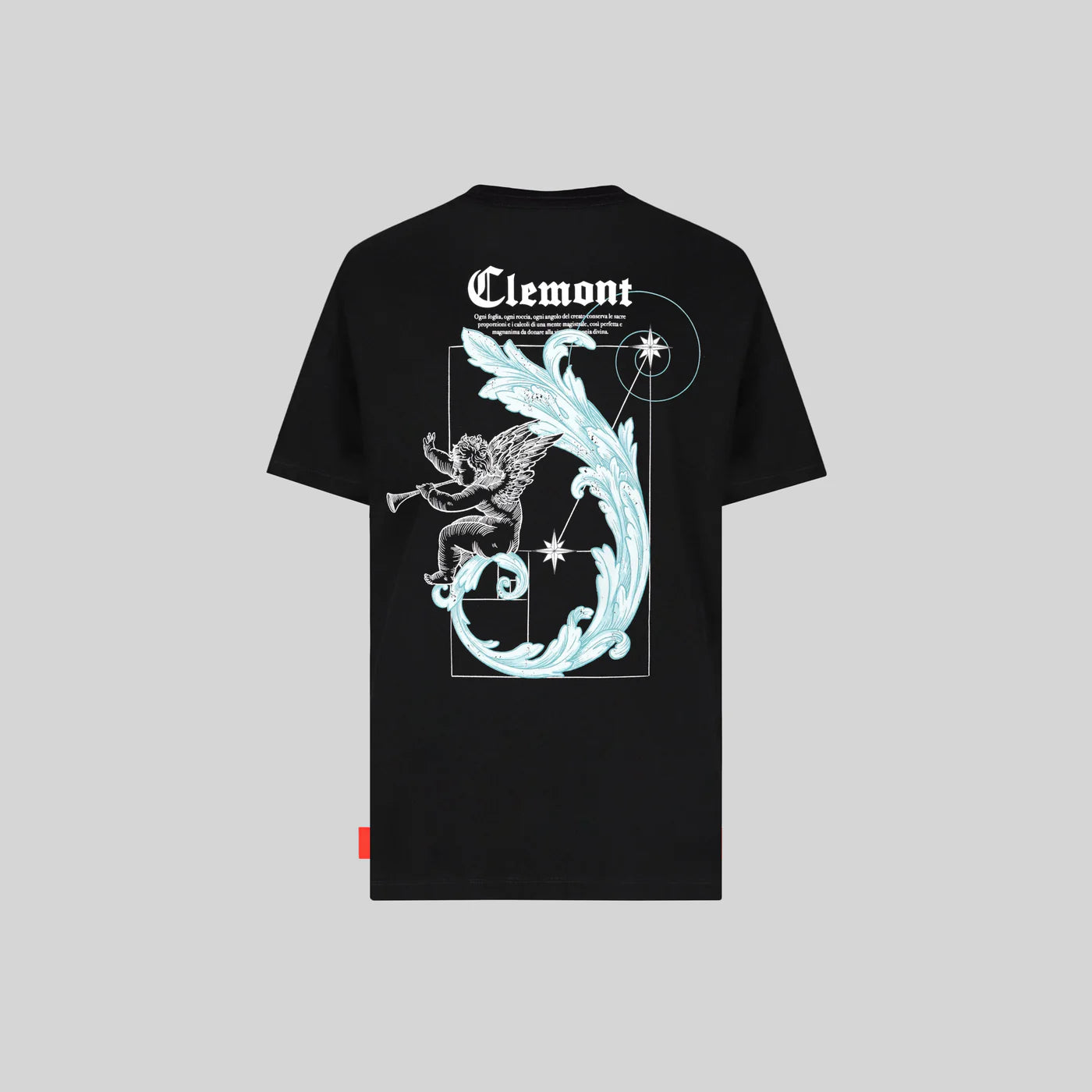 CAMISETA CLEMONT SPIRALE NEGRO