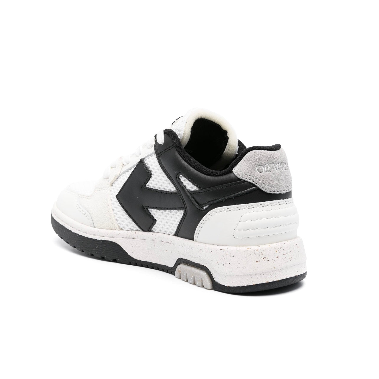 ZAPATOS OFF WHITE SLIM BLANCO/NEGRO FLECHA