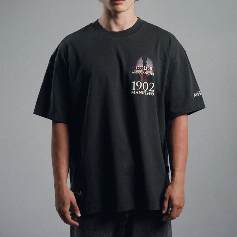 CAMISETA MANIFESTO DOLOR ANNA ARCHER CENIZO