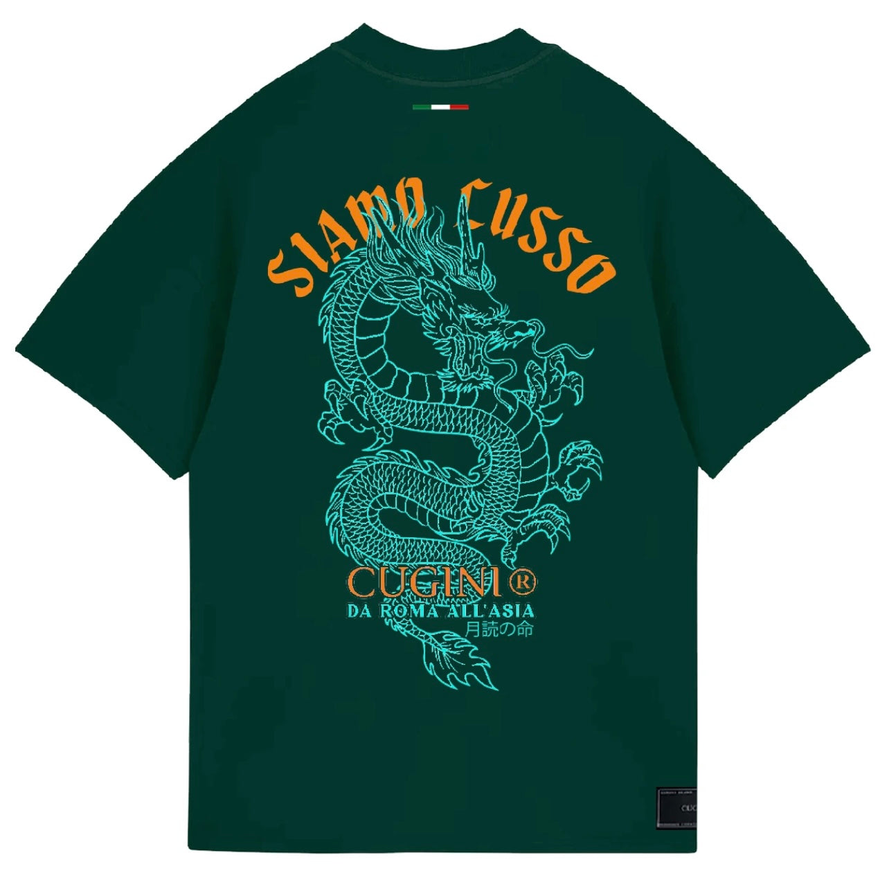 CAMISETA CUGINI DRAGON VERDE