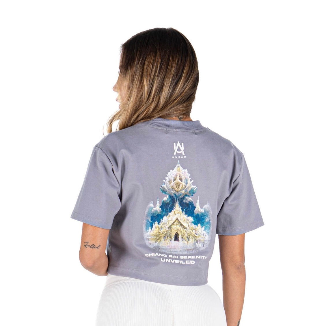 CROP TOP AURUM CHANG RAI GREY