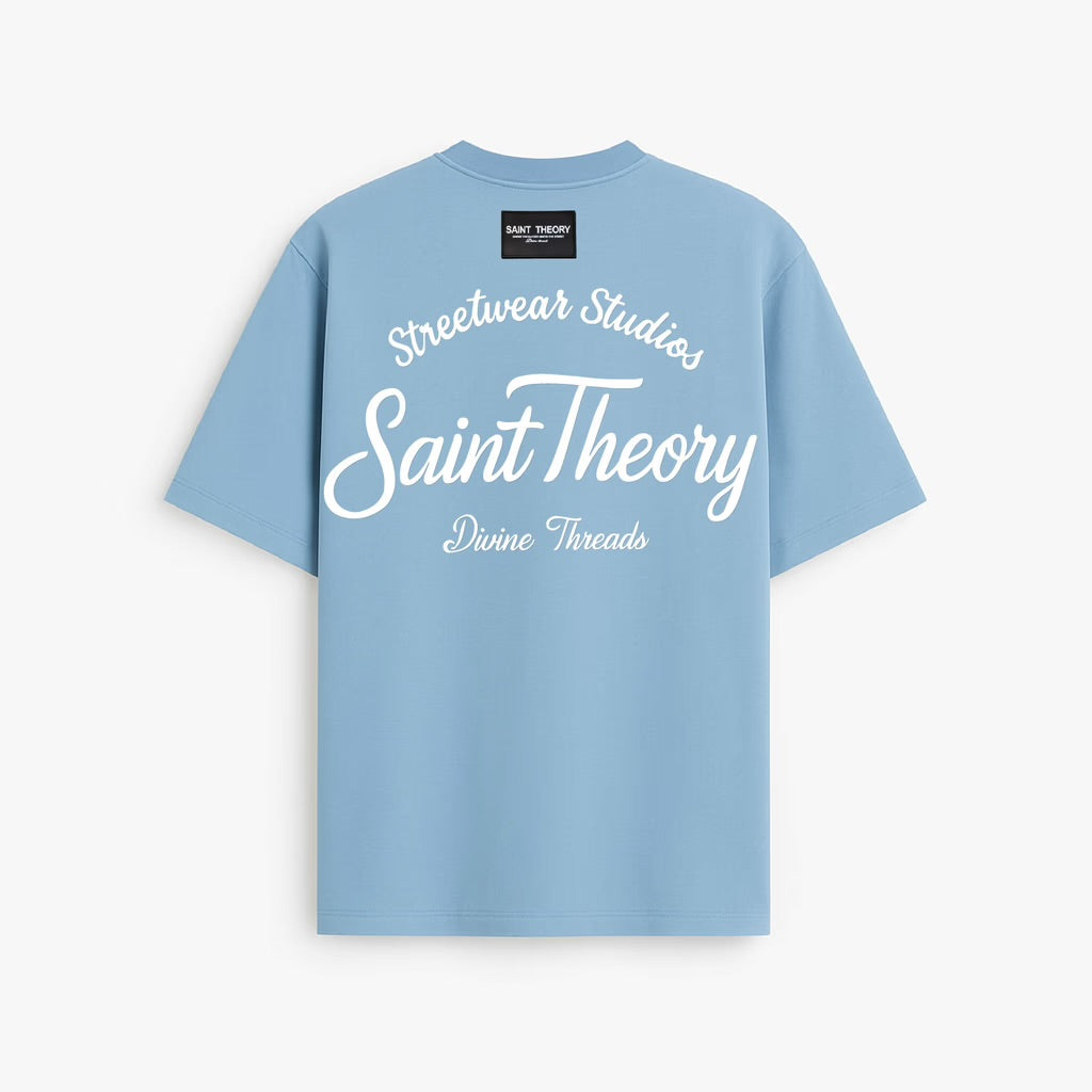 CAMISETA SAINT THEORY STREETWEAR STUDIO AZUL CLARO