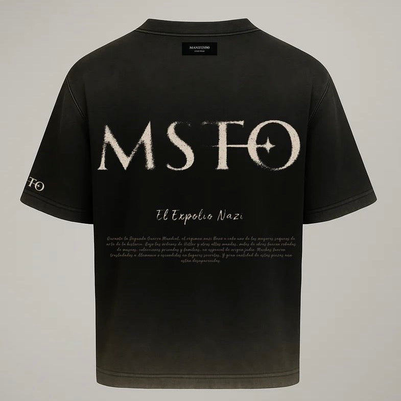 CAMISETA MANIFESTO OVERSIZE EXPOLIO NAZI