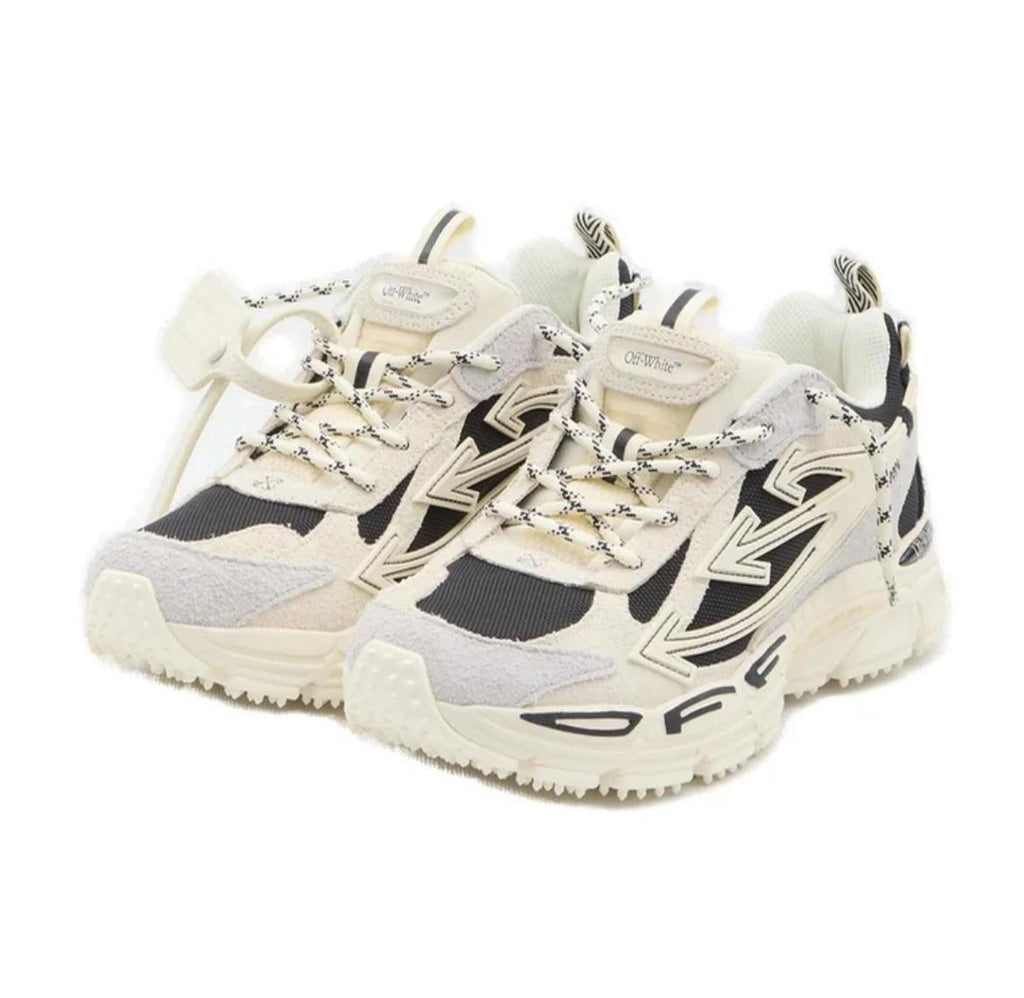 ZAPATOS OFF WHITE BE RIGHT BACK CREMA NEGRO