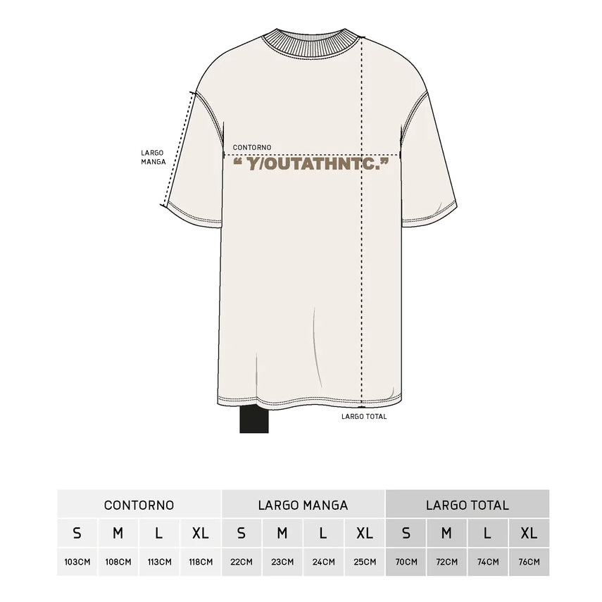 CAMISETA Y-OUT BLANCA SLOW MODE