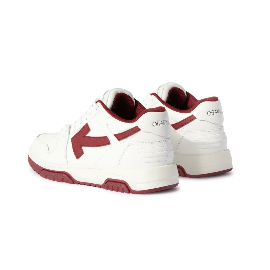 ZAPATOS OFF WHITE BLANCO/ROJO