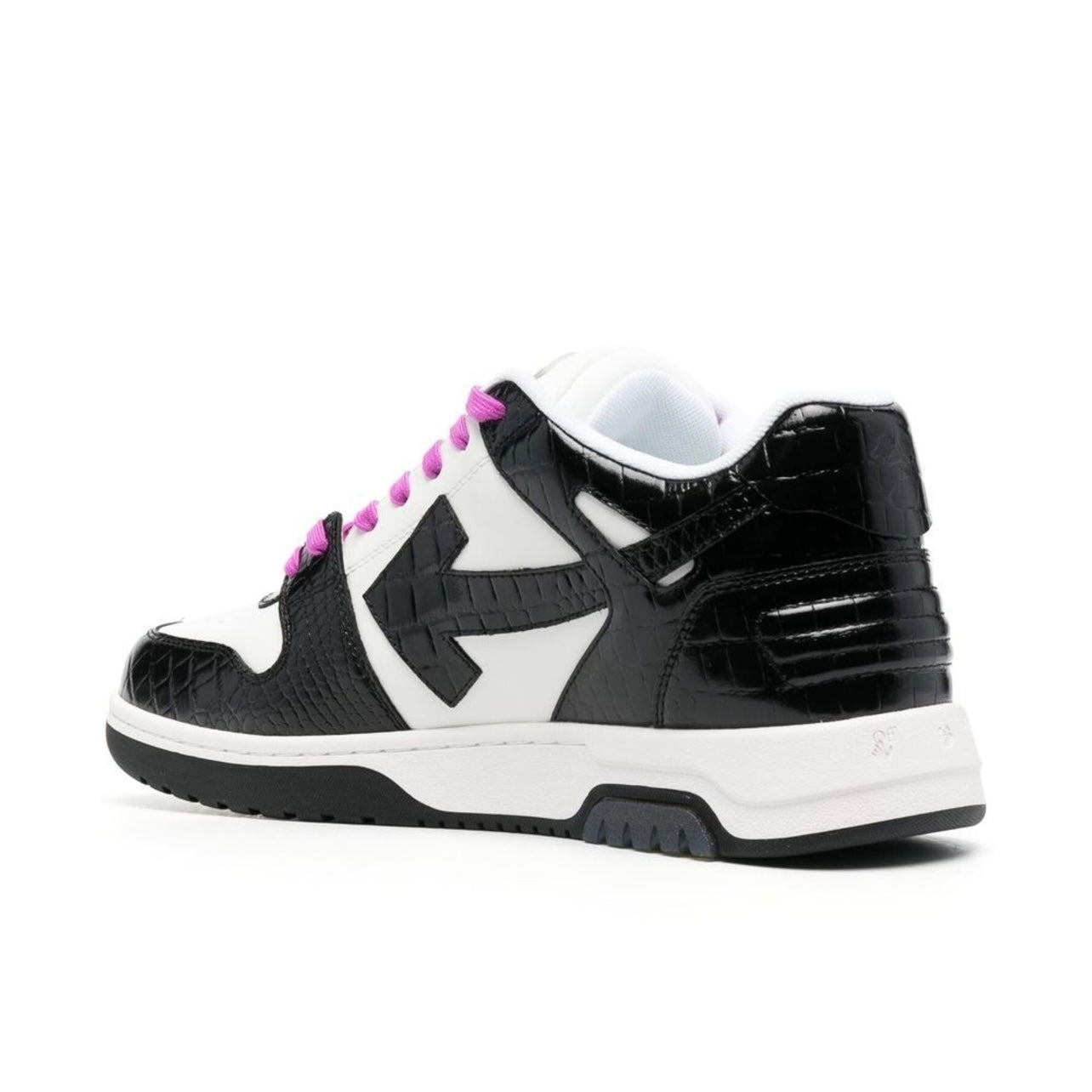 ZAPATOS OUT OF OFFICE CROCO PRINTED NEGRO FUCSIA