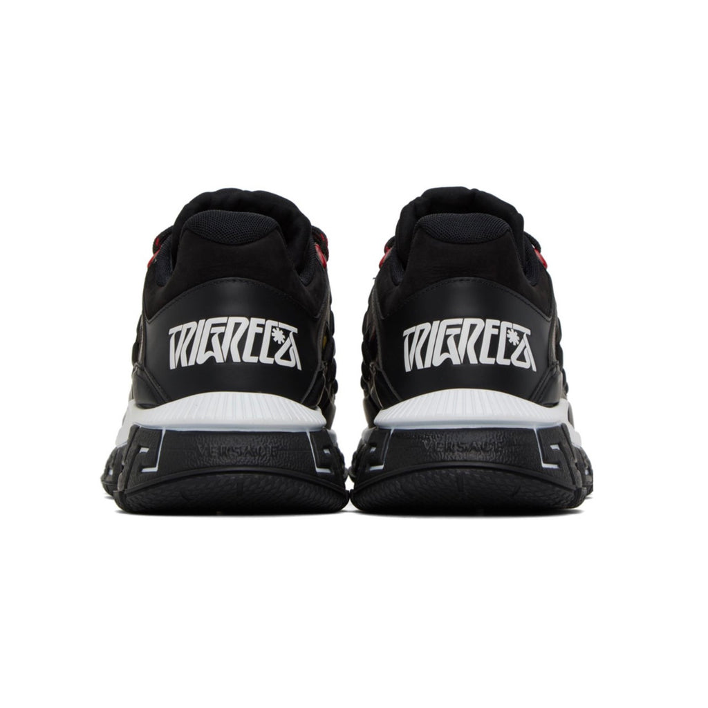 ZAPATOS VERSACE TRIGRECA NEGRO DORADO