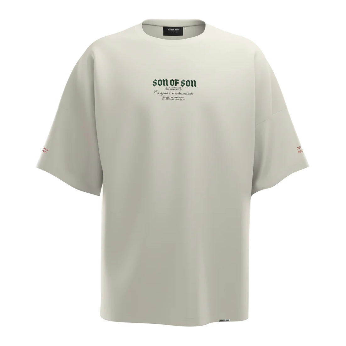 CAMISETA SON OF SON OVERSIZE BLANCA