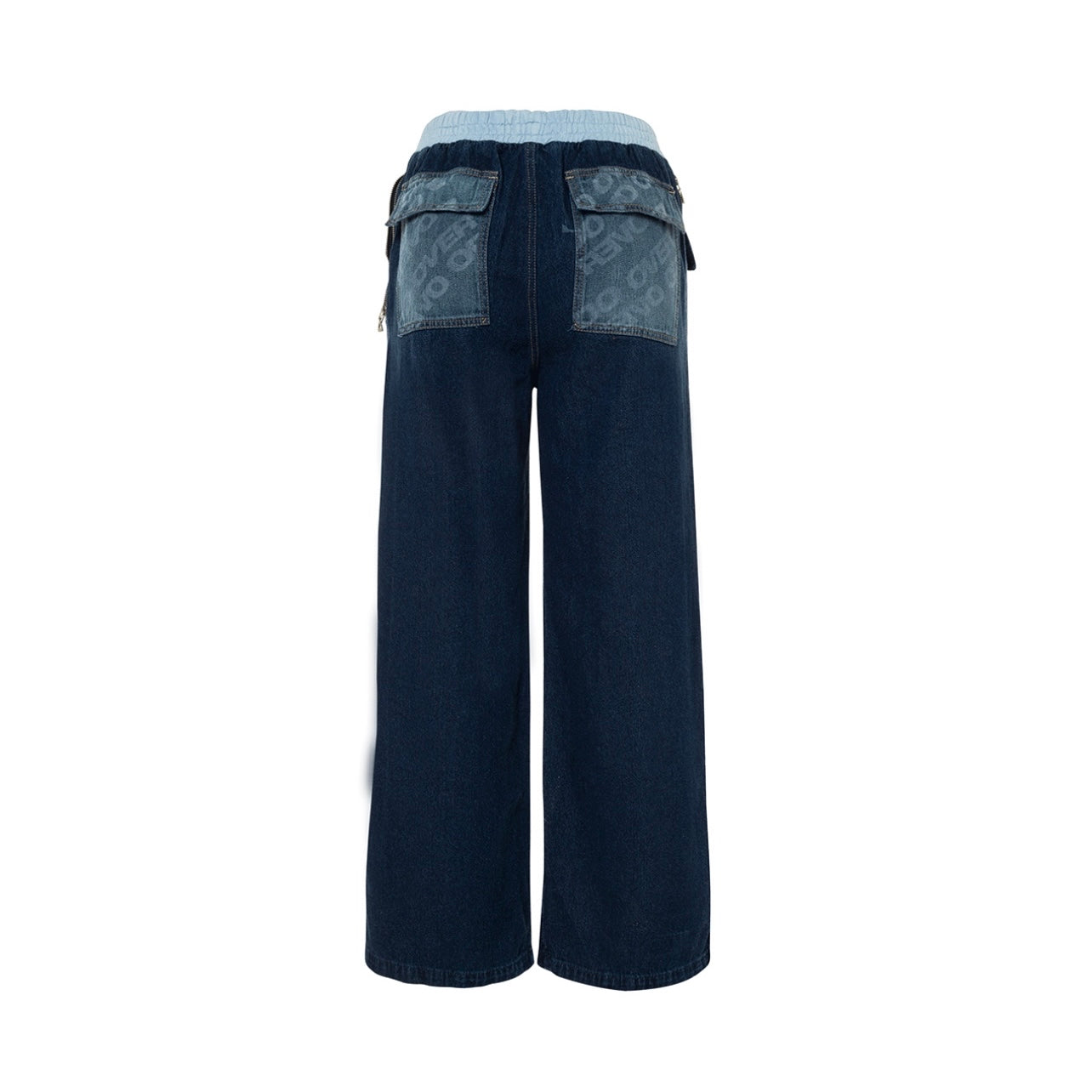 OVER THE WAISTBAND CARGO JEANS