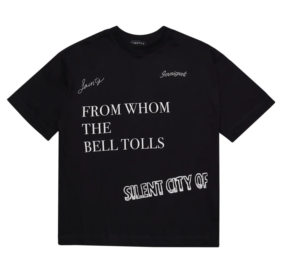 CAMISETA SINNERS CHAMPAGNE SUPERNOVA BLACK