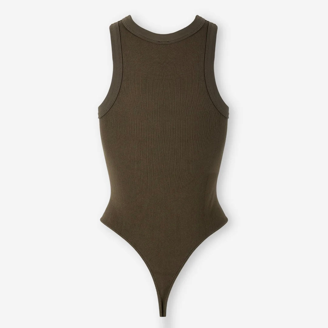 BODY BLOW UP SLEEVELESS BROWN