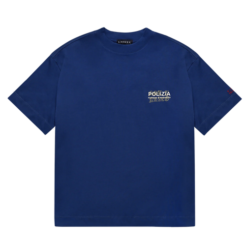 CAMISETA SINNERS POLIZIA BLUE