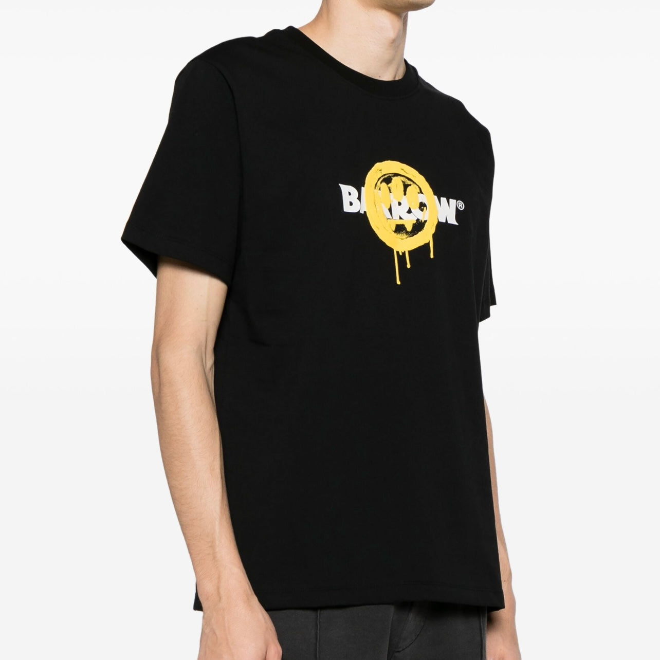 BARROW BLACK YELLOW T-SHIRT