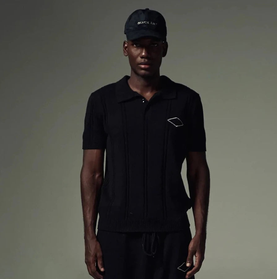 CAMISETA BLVCK ART POLO LAZIO BLACK