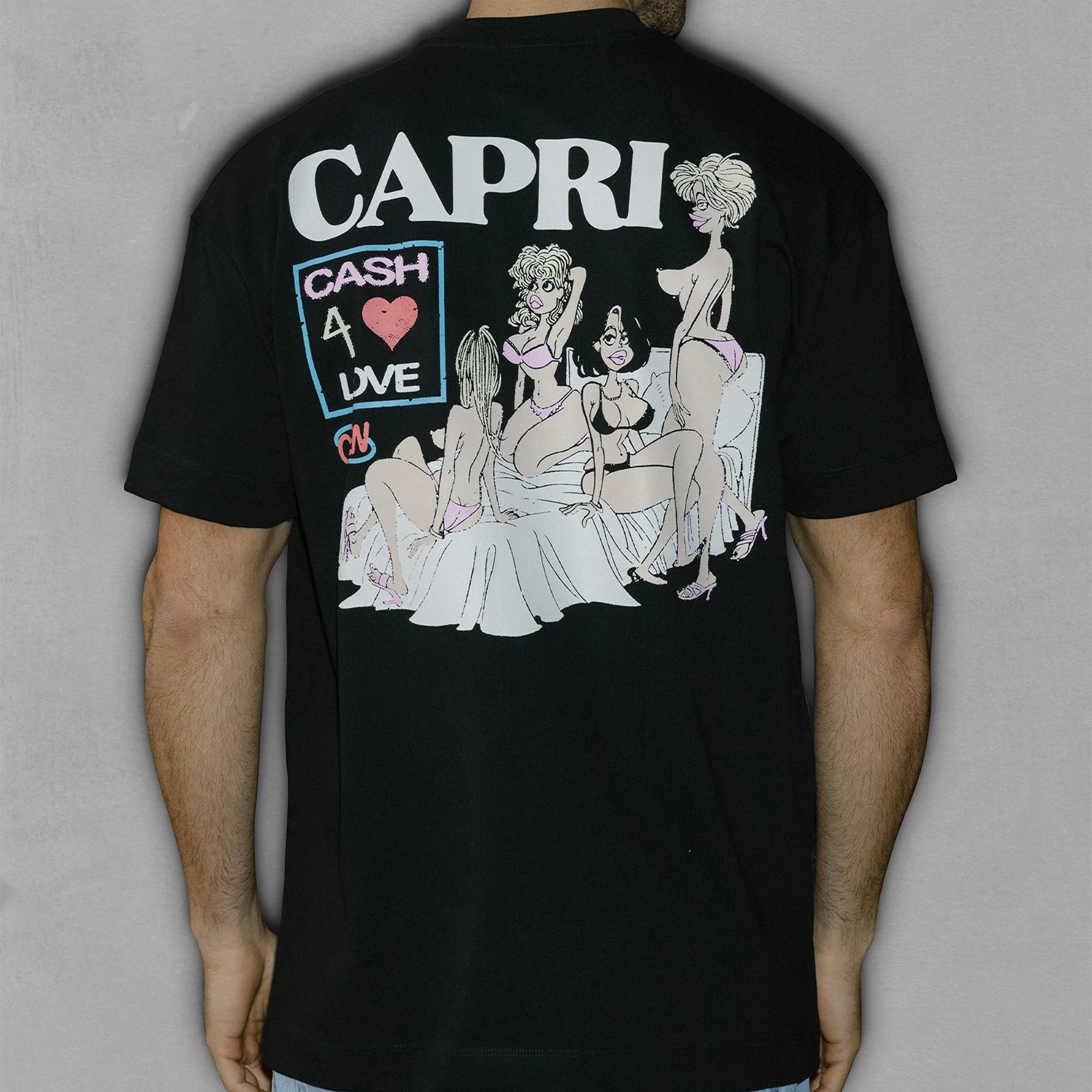 CAMISETA GRUPPO CAPRI CASH FOR LOVE