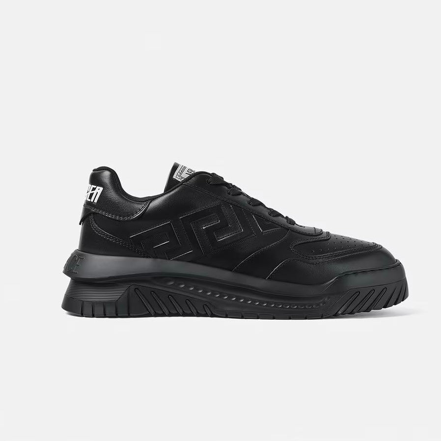 ZAPATOS VERSACE ODISEA CUERO NEGRO