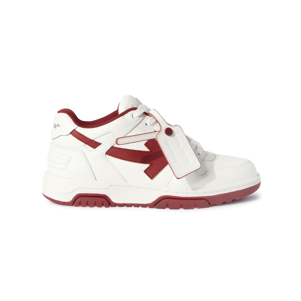 ZAPATOS OFF WHITE BLANCO/ROJO