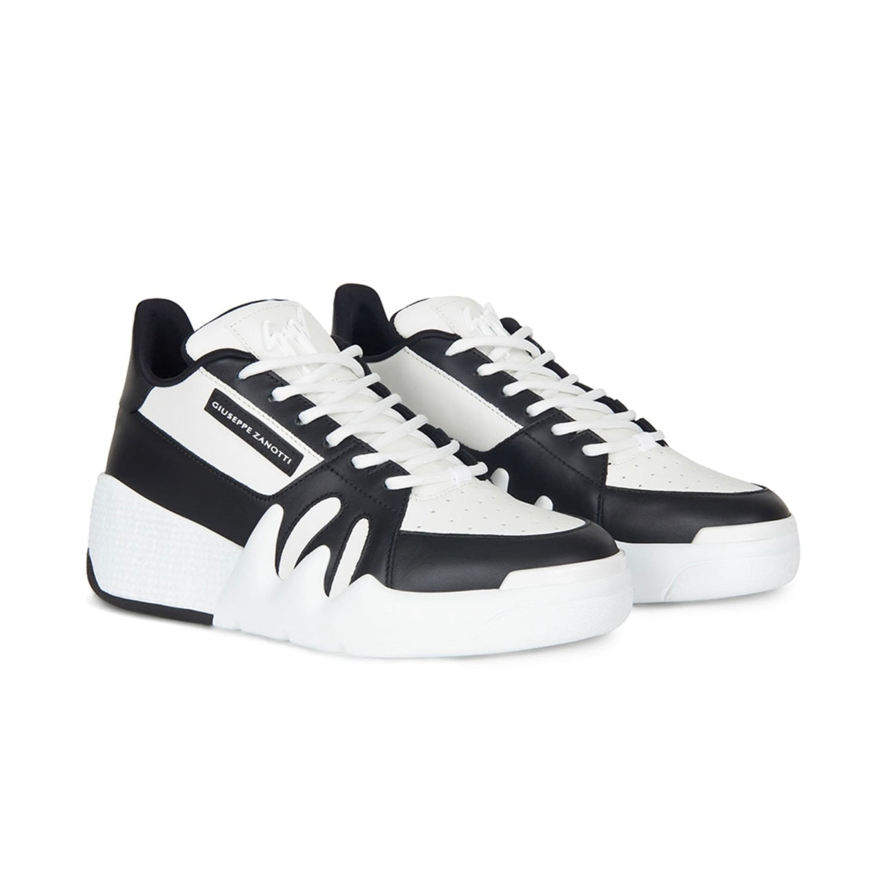 ZAPATOS GIUSEPPE ZANOTTI BLANCO/NEGRO