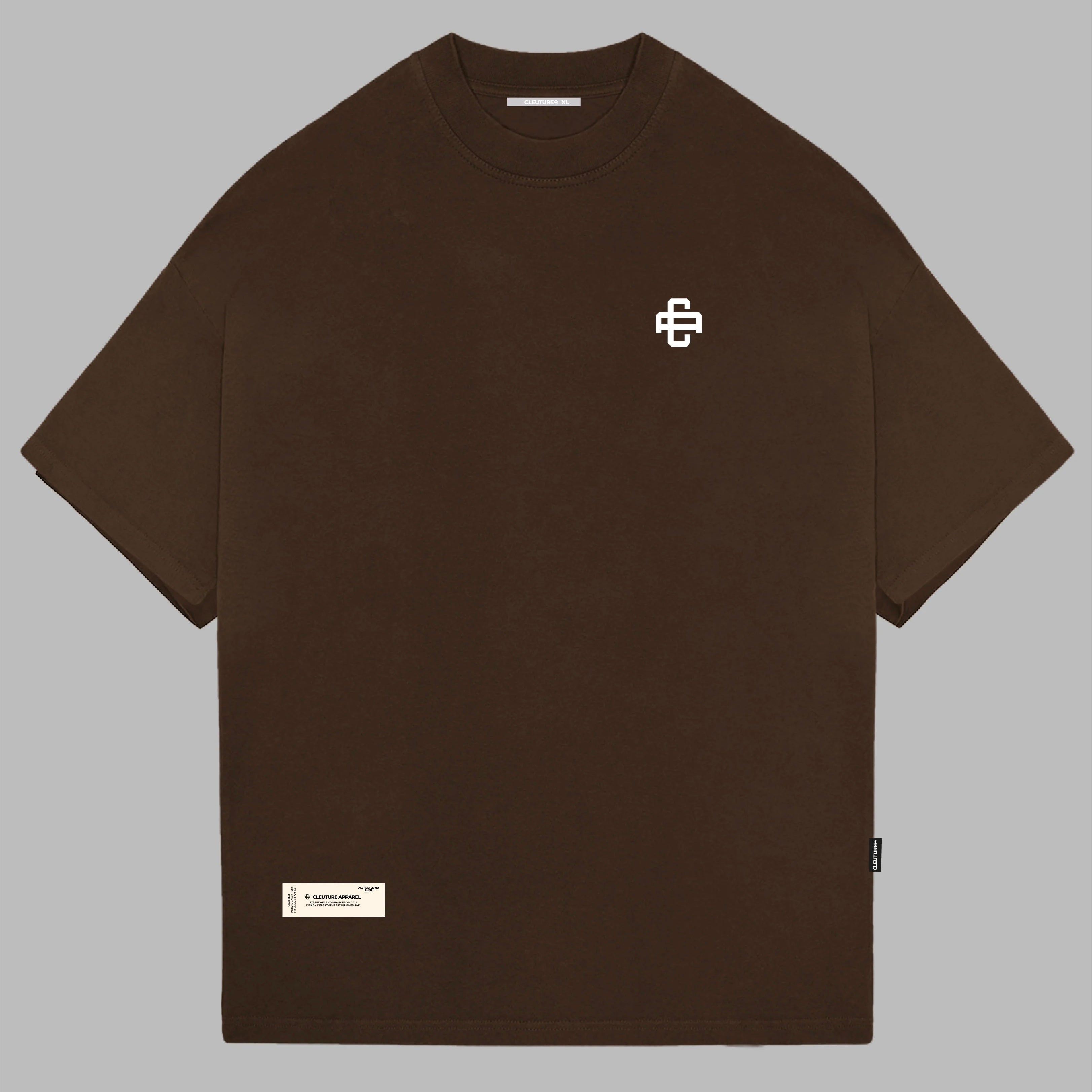 CAMISETA CLEUTURE BÁSICA CAFÉ