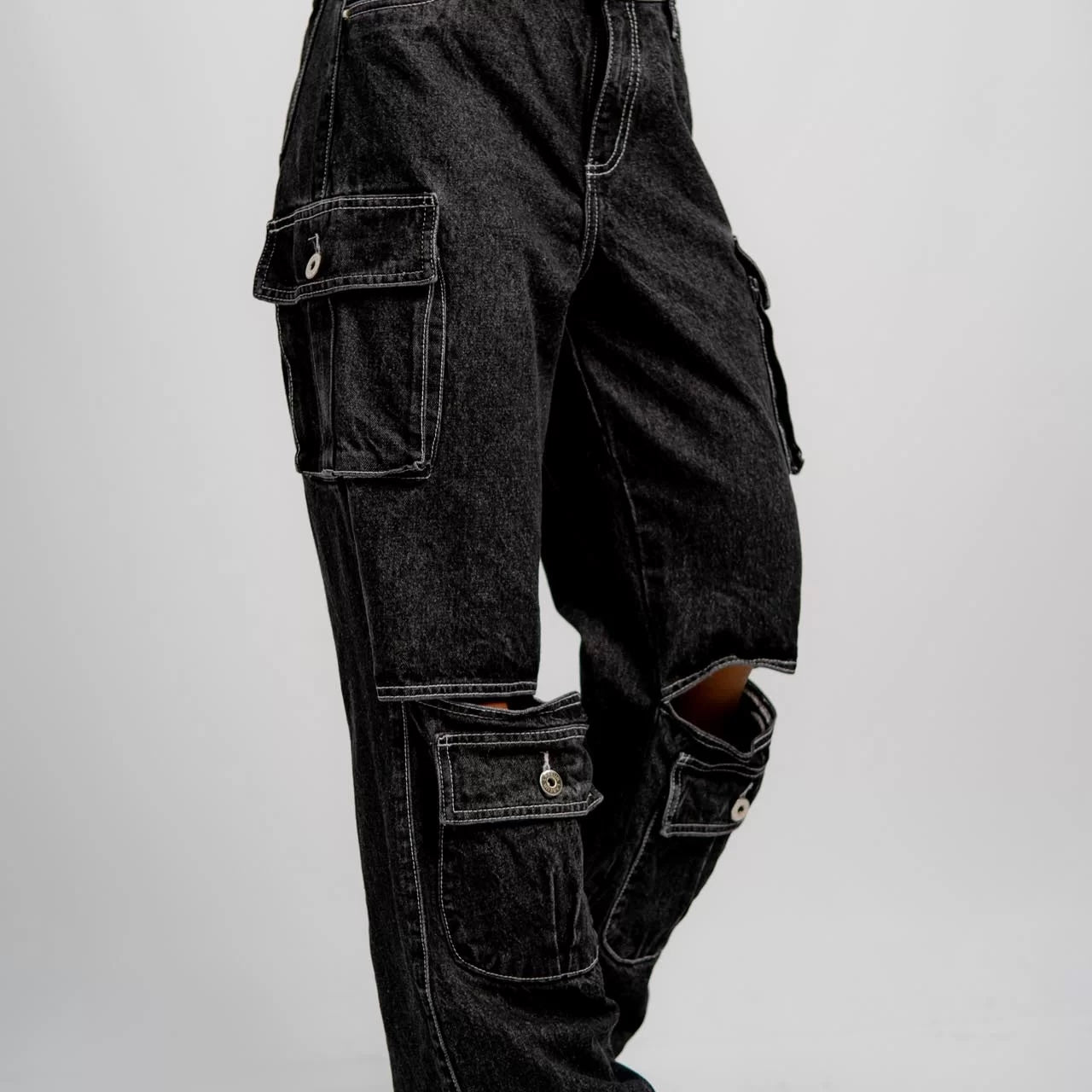 PANTALÓN LABEUR CARGO WMNS 31 NEGRO