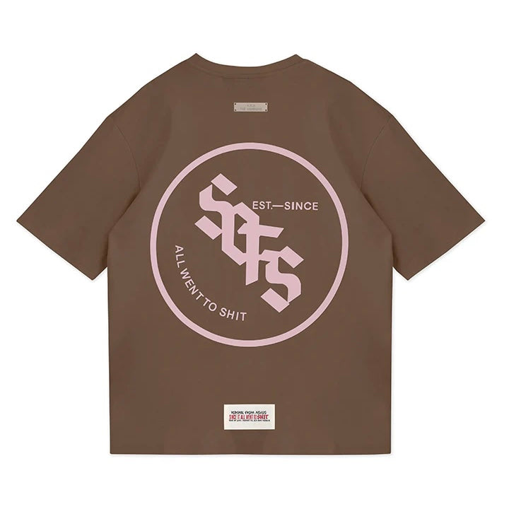 CAMISETA SON OF SON OVERSIZE BROWN