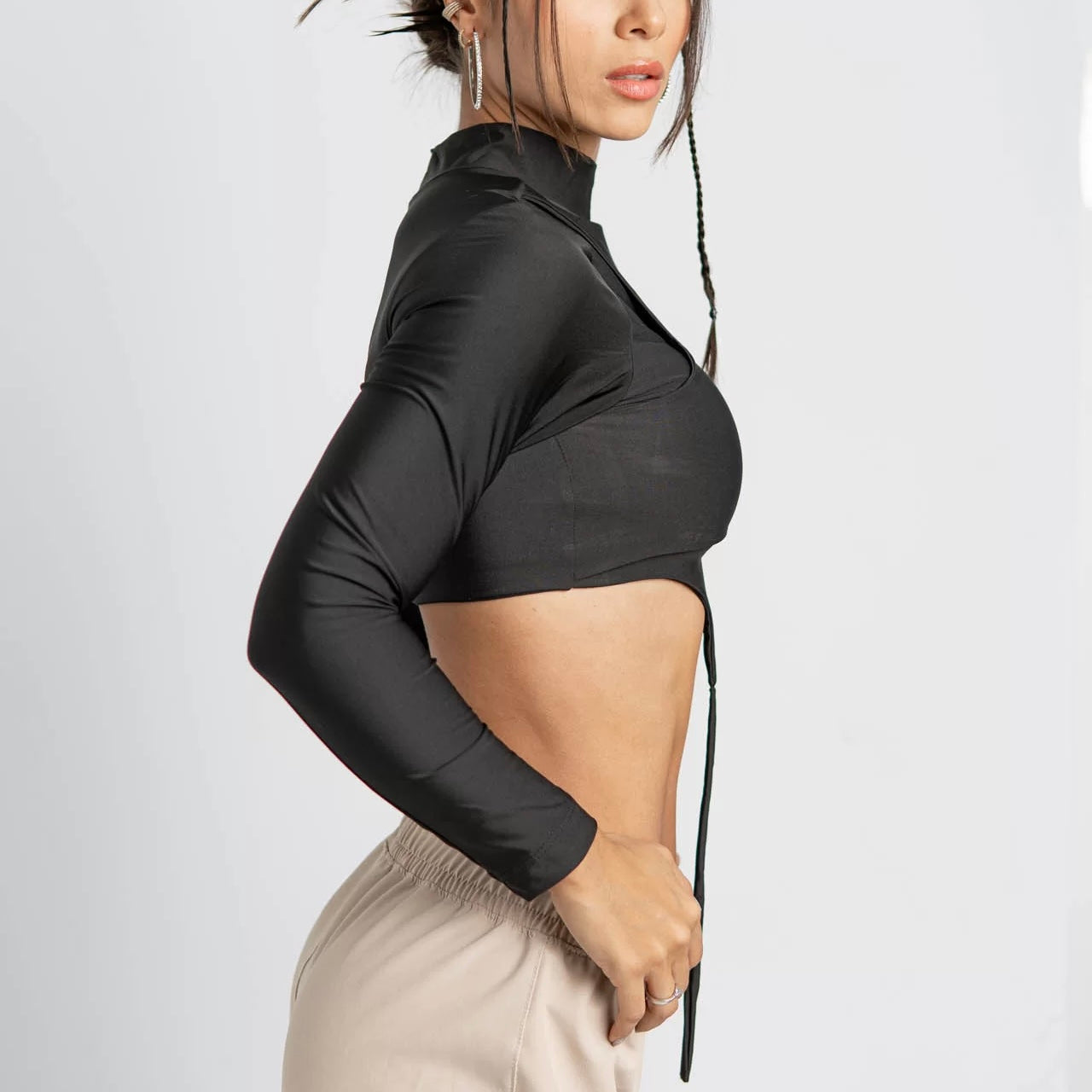 TOP LABEUR RASHGUARD CYBER 4 NEGRO