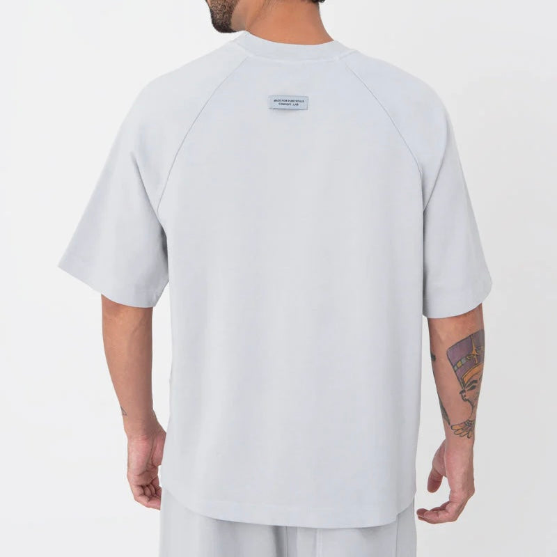CAMISETA PURE ATELIER BOXY GRIS