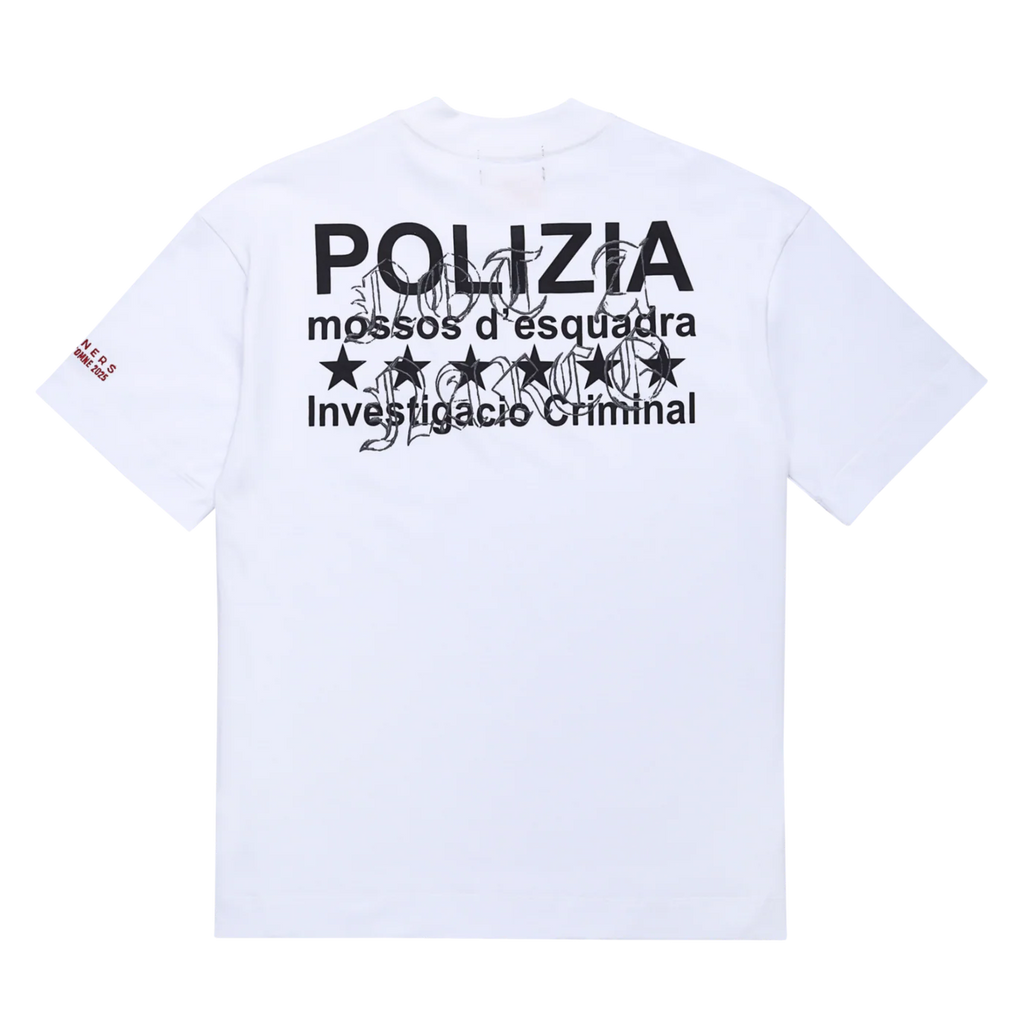 CAMISETA SINNERS POLIZIA WHITE