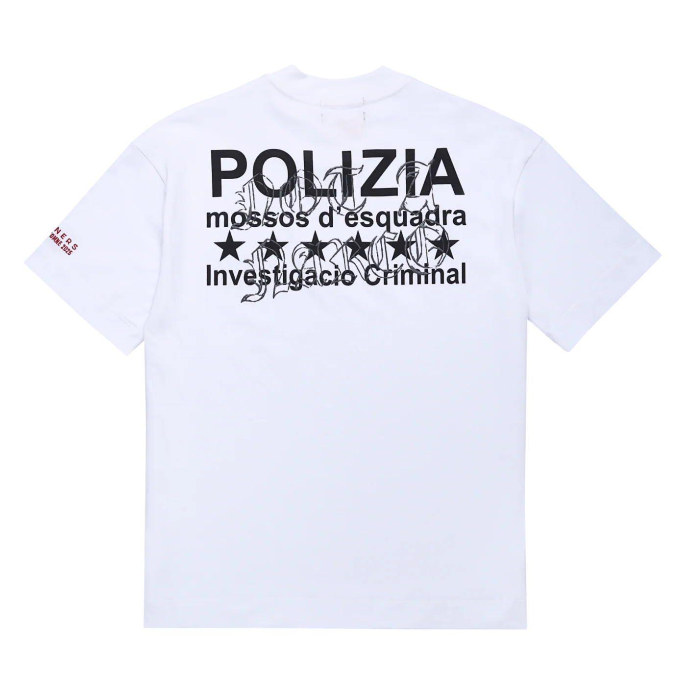 CAMISETA SINNERS POLIZIA WHITE