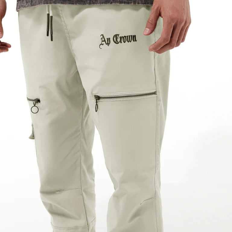 AP CROWN SLIM APT KHAKI PANTS