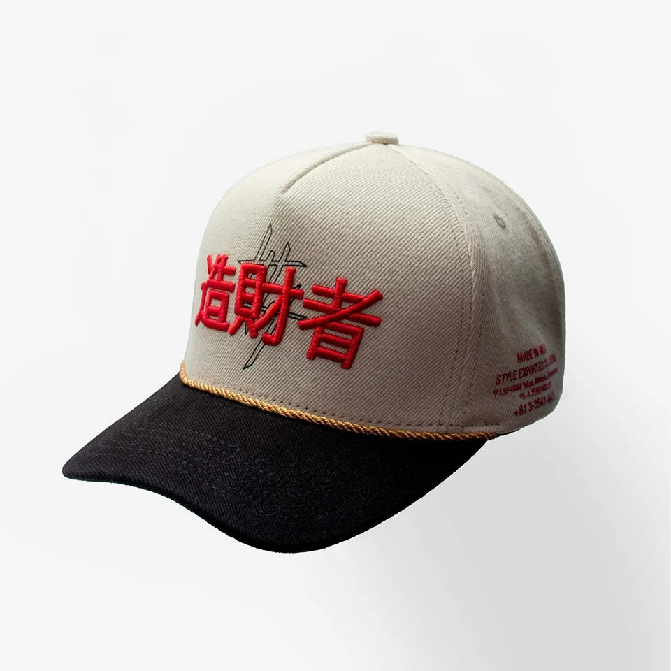 GORRA CULTURE WISE IVORY BLACK