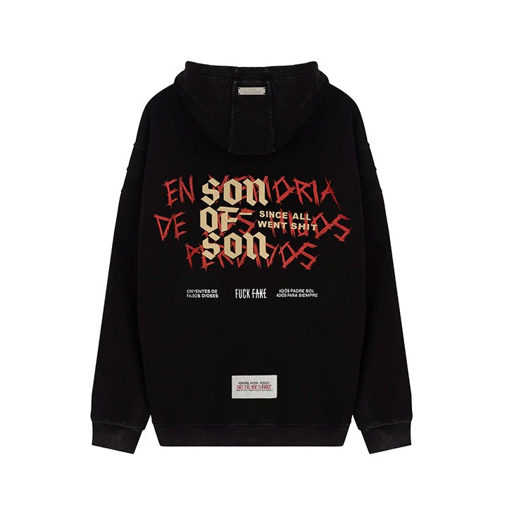 BUZO SON OF SON ACID WASH BLACK