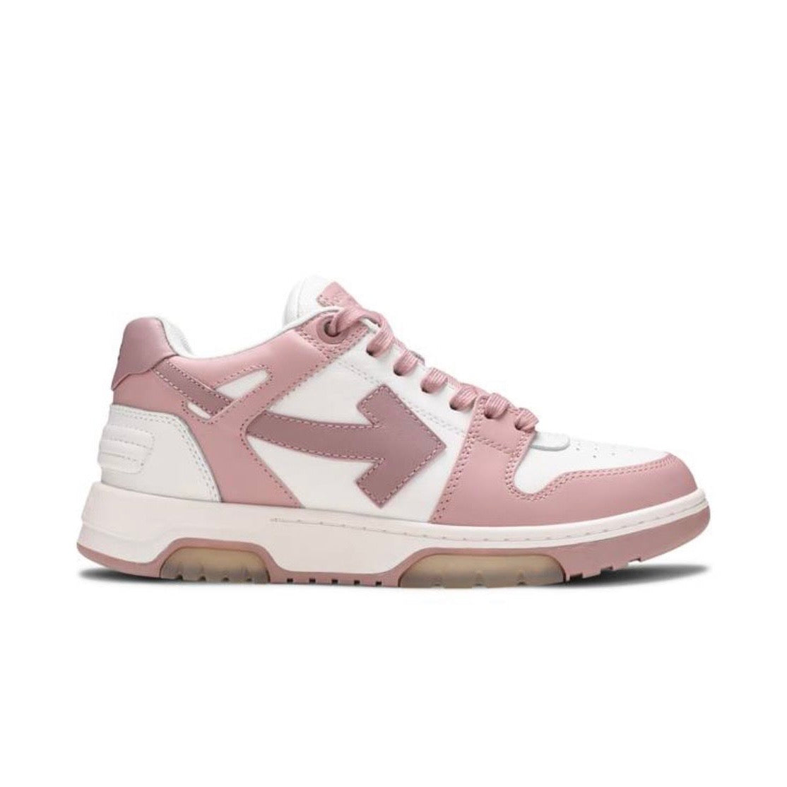 ZAPATOS OFF WHITE OUT OF OFFICE ROSADOS