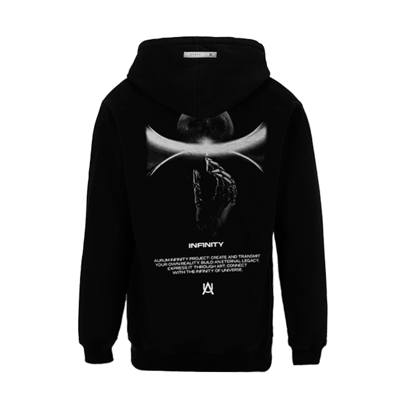BUZO AURUM INFINITY BLACK HOODIE