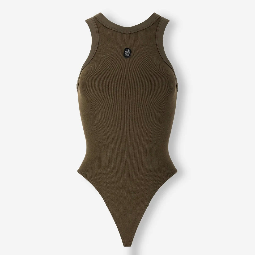 BODY BLOW UP SLEEVELESS BROWN