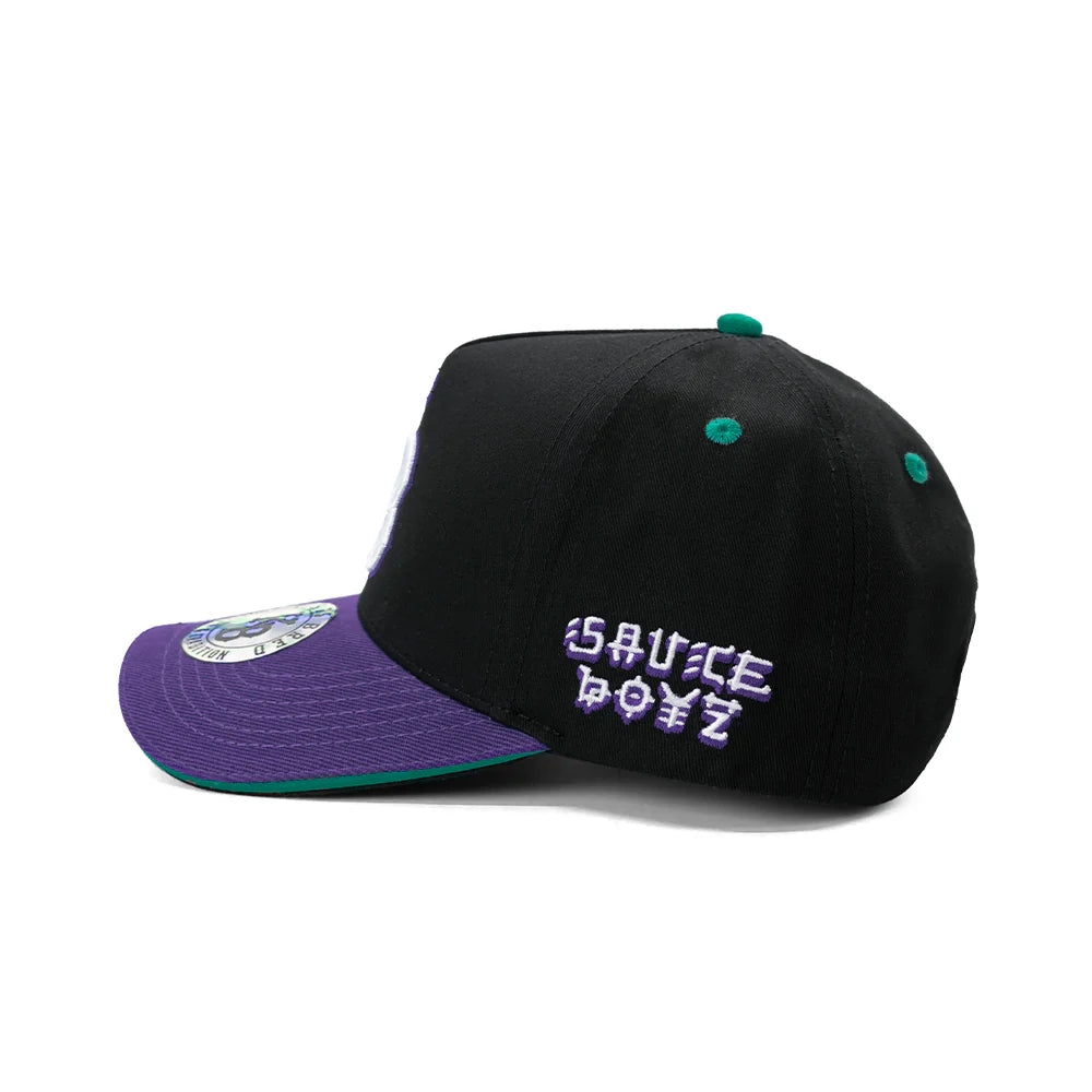 GORRA KINGS BRED MONARCA NEGRA MORADO