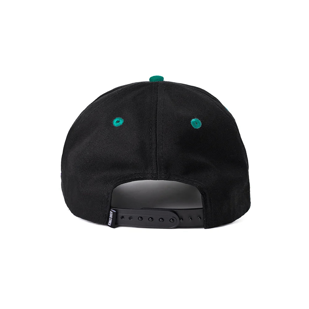 GORRA KINGS BRED MONARCA NEGRA MORADO