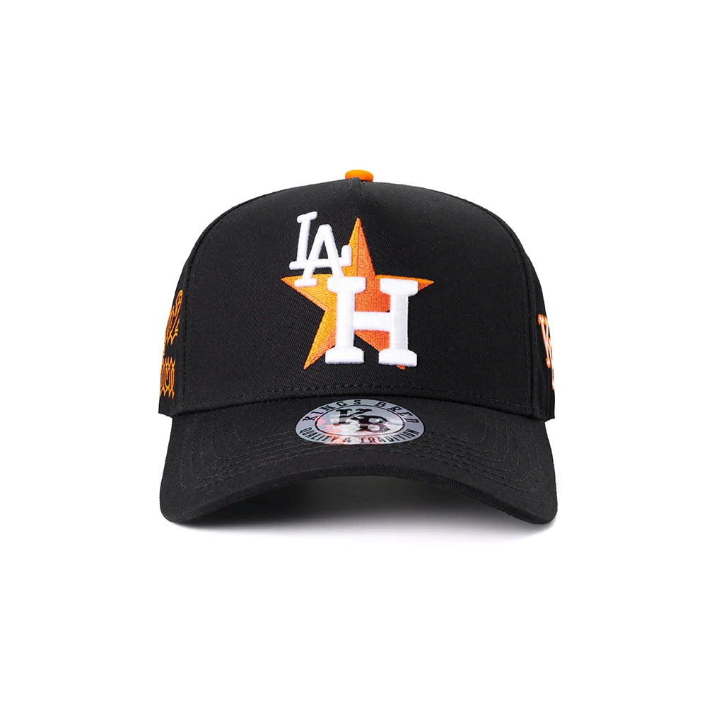 GORRA KINGS BRED LA H NEGRA