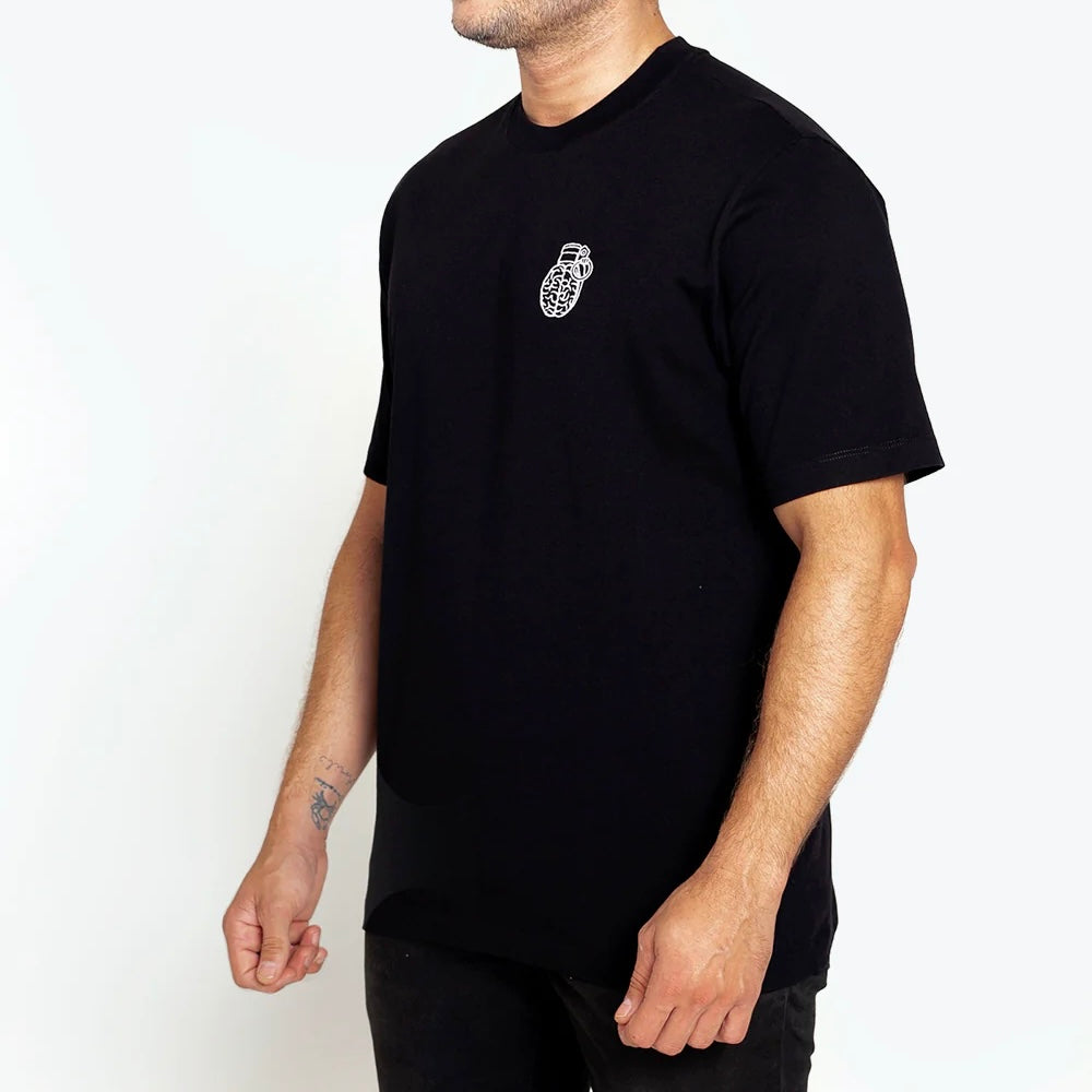 CAMISETA BLOW UP NEGRA GRANADA BORDADA