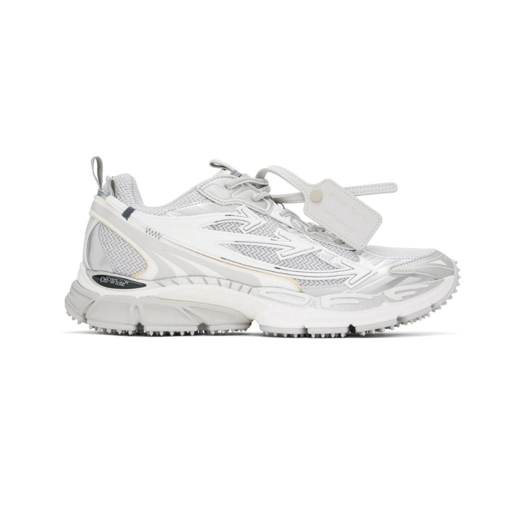 ZAPATOS OFF WHITE BE RIGHT BACK PLATEADOS
