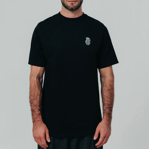 CAMISETA BLOW UP GRANADA  BORDADA AZAUL DORADA