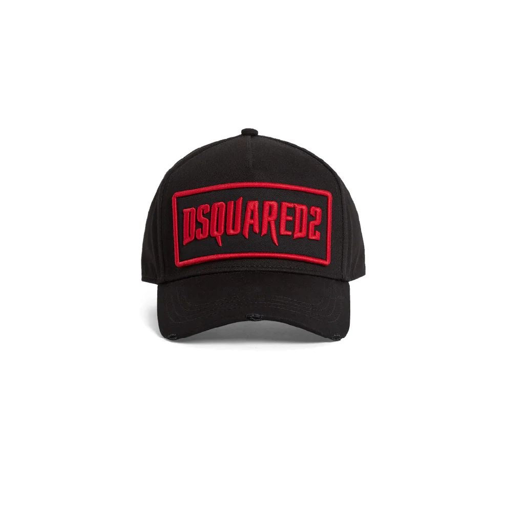 GORRA DSQUARED2 NEGRO ROJO